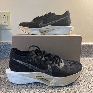 Women's Size 7.5 Nike ZoomX VaporFly Next% 3 Black Gold Running DV4130 002 NEW